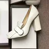 2022 NERW Mode Schoenen Lente Puntschoen Gouden Dames Hoge Zwart Wit Patent Lederen Jurk Schoenen Dames Pumps Maat 35-42