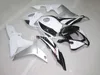 Wtrysk Motocyklowy Zestaw do obróbki motocykli dla Honda CBR600RR 2008 Biały Silver Black Fairings Set CBR 600RR 07 08 LL36