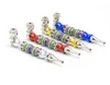 Europeans and Americans popular long-mouth color beads drilled pipe with cover metal pipe