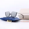 Partihandel-Hot Solglasögon Justin Modell för Man Kvinna Polariserade UV400-linser med ursprungliga lådor, paket, tillbehör, allt!