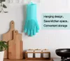 Hot Sale Magic Silicone Dish Washing Cleaning Gloves Heat Resistant Scrubber Glove Great for Dish wash Cleaning Pet Hair Care