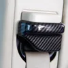 Car Front Seat Belt Cover Decoration Sticker Trim For Mercedes Benz GLK 2008-15 Carbon Fiber Color Interior Accessories