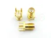 500 st GOLD SMA Kvinnlig Jackpanel Mount PCB Straight Solder RF Coax Adapter