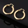 Gold Circle Hoop Earrings Fashion New Model Earrings Dubai Ethiopian African Europe Golden Jewelry