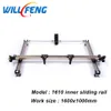 1610 Whole Set DIY Inner Slide Guide Rail For Assemble Co2 Laser Cutter Engraving Machine Install Belt Tube Support