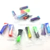 Bunte Silikon-Filterspitzen, trockene Kräuter, 33 mm, Mini-Zigarette, Silikon-Mundspitzen zum Rauchen, Blättchen, einzelne Einzelverpackung