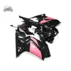 Gratis Anpassade Fairings för Kawasaki Ninja 250R ZX250R ZX 250 2008 2009-2014 EX250 08-14 Rosa Black Road Racing Motorcykel Fairing Bodywork