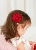 New Kids Children Hairpins Barrettes Baby Fabric Bow Flower with pearl Headwear Hair clips Girls Headdress cute lovely Accessories4984204