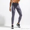 Nouveaux hommes en cours d'exécution Fitness Gym Sports pantalons longs hommes pantalons de Sport poches latérales élastiques jambières d'exercices collants séchage rapide Compressi9875604