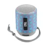 Mini altoparlante Bluetooth TG129 Subwoofer portatile wireless Lettore MP3 Radio FM Audio Scheda TF Panno USB Altoparlanti portatili esterni creativi