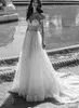 2020 Julie Vino Boho Wedding Dresses Sweetheart A Line Lace Long Sleeve Bohemian Wedding Dress Backless Custom Made Country Bridal Gowns