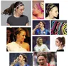 Elastic Rubber hair band sports headband Fashion baseball softball Men Yoga Boys Football black Color Thin Hair Bands Sports Headb8594447