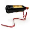 The new floating ribbon wine rack for 2020 is a gravity balance wine rack holder for creative gifts and crafts size 36*15*16cm