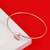 Novo Arco Ajustável e Flecha Rose Gold Cor Bangle Wire Simples Embrulhado Mulheres Pulseiras