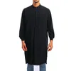 Chemises décontractées pour hommes Vêtements pour hommes Robe à manches longues Arabie Arabe Thobe Jubba Homme Kaftan Moyen-Orient Islamique Chemise Musulmane Mâle