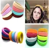 Pure Hair Band Gąbka Pierścień Pałąk Cukierki Kolor Flanel Włosy Scrunchie z Multi-Color Biżuteria Handmade Akcesoria FZP230