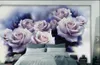 Beautiful white rose wallpaper for walls 3 d for living room vintage background wall