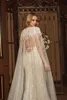 Calla Blanche 2019 Mermaid Wedding Dresses With Cape V Neck Lace Bridal Gowns Sleeveless Backless Formal Beach Wedding Dress Plus Size