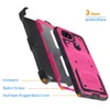 With Holster Belt Clip For TCL TMobile Revvl 5G 4 Plus Heavy Duty Rotatable Kickstand Shockproof Defender Case Built In Screen Pr3838128