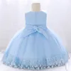 Vintage Baby-Mädchen-Kleid 0-24M 1 Jahr Baby-Mädchen-Geburtstags-Kleid Vestido Partei Prinzessin Ballkleid Kleinkind für Weihnachtsfest-Kleid