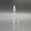 5ML Clear Plastic Empty Pump Spray Atomizer Bottle Refillable For Perfume Essential Oil Skin Softer Sample Container Reuseable Gift Bottle