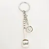 Nieuwe Moeder Gift Charm Sleutelhanger, Keukengerei Charm Gift, Schop, Pan, Mes Sieraden Diy Handgemaakte 394