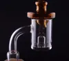 Nuovo chiodo per martelletto Banger Reactor Core da 25 mm XL con tappo in carb in vetro Fondo del reattore con nucleo spesso 4 mm per dab rigs