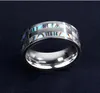 8mm Men039s Titanium Steel Wedding Band Ring for man Stainless steel band ring Polished Finish Colorful Gold Comfort Fit Size 65006816