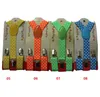 Bambini Abiti puntini di Polka Bretelle 3 clip Camicie regolabili per bambini bretelle per neonati Belt Strap Braces