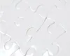 Billigaste !!! A4-sublimering Blank pussel 120pcs DIY CRAFT Värme Pressöverföring Hantverk Jigsaw Pussel Vit i lager Sn1176