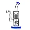 Recycleur Toro Bong Pipe à eau en verre Dab Rig Diffuse Perc Accessoires pour fumer Tuyaux de plate-forme pétrolière avec Banger Hookahs Bubbler