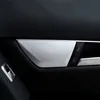 Car Styling Seat Adjustment Panel Decoration Sticker Trim For Mercedes Benz C Class W204 2008-13 Auto Door Modified Decals