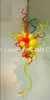 C101-Multi Colored Crystal Chandelier Light Home Decor Modern Hand Blown Glass Italian Design Hanging LED Pendant Lamps