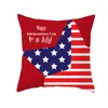 Amerikaanse Onafhankelijkheidsdag Kussensloop Sofa Kussen Cover Home Decor Seat Chair Kussensloop Amerikaanse Vlag Sierkussens