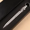 Pen Autodefesa Aço Máquina Retro Perfeito Gun Bolt Ação Tactical Pen inoxidável resistente Outdoor EDC com chaveiro