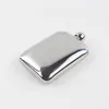 Wholsale 6 OZ Shiny Surface Hip Flask Stainless Steel Wine Alcohol Liquor Flask with Screw Lid Free Funnel Inclued