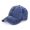 New Fashion Casual Wild Washed Baseball Cap Couple Visor Solid Color Street Travel Soft Top Cap Can Be Customized Logo