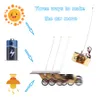 Wooden Solar Wireless Remote Control Car Scientific Experiment Toys Handmade Assemble Engineering Circuit Kits Educational Gifts f9029090