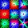 Lumière de fête Led RGB à rotation automatique, éclairage de scène en tournesol pour KTV Bar mariage DJ spectacle son activé 6621269