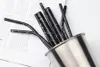 Stainless Steel Straw Set Bent Straight Bar Reusable Drinking Straws with Box Case Cleaner Brush OOA7634-4