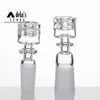 Diamond Knot Quartz Nail Double Stack Stacker 10mm 18mm 14mm Maschio Femmina Design elegante No Carb Cap Gift Club Dad Rig 409