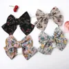 Nouvelle fleur en soie Big Bow Floral Noeud Épingle Femmes Filles clip épingle à cheveux Accessoires Hairclip Ornements Barrette Coiffe Couvre-chef