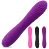 2018 Caliente 7 Velocidades Masajeador Vibrador Suave Silicona Suave AV Stick Masaje Sexy Clítoris Vibrador Carga USB Juguetes Sexuales para Mujeres Juguetes para Adultos