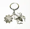 2020 Fashion Jewelry Mini Keychain, Spider Keychain, Spider Web, Keychain Silver Dres S elegant Diy Handmade gift A322