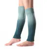 Gradyan Renk Örgü Bot Bacak Isıtıcıları Çorap İnce Diz Çorapları Kış Çorapları Kadınlar İçin Çocuklar Damla Gemi