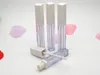 4 ml bricolage carré clair Gloss Portable Voyage Tubes Maquillage vide liquide Rouge à lèvres Batom Baume à lèvres Les contenants d'emballage