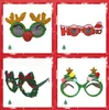 Christmas Glasses Christmas Decoration Props Glasses Prom Party Funny Glasses Santa Christmas gift Hat New Year