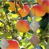 Птичья репеллентная инструмент отражающая пленка блестящая квадратная квадратная квадрат репеллент висящий анти-бирд-вредители садовые принадлежности YQ01959