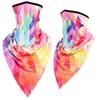 Triangle Scarf Of Men And Women Outdoor Sports Ice Silk Printing Pattern Mask Sunscreen Riding Neck Sleeve Digital Printing