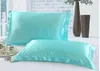 Solid Silk Pillow Case Charmeuse Silk Satin Pillow Cover Double Face Envelope Pillows Cases Silk Pillow Cover Home Hotel Office Decor C152